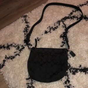 Black coach cross body like new